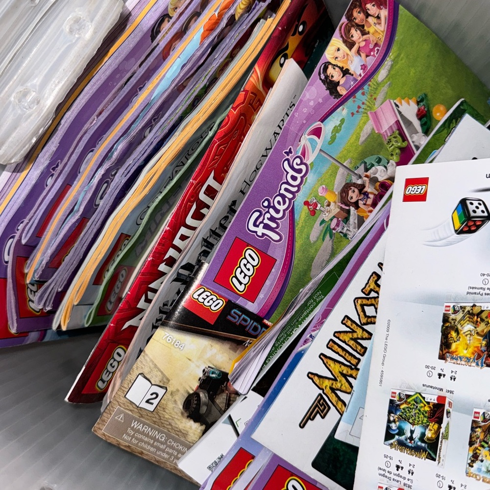4.5lbs Lego Manuals/Instruction Books Mixed Lot